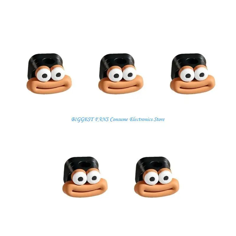 5/10Pcs Office Desk Cable Clips Organization Desktop Protector Cord Winder