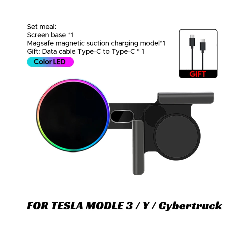 For Tesla Model Y/3/HIGHLAND 2024 Cybertruck  LAUNCH 2025 Magnetic Phone Holder