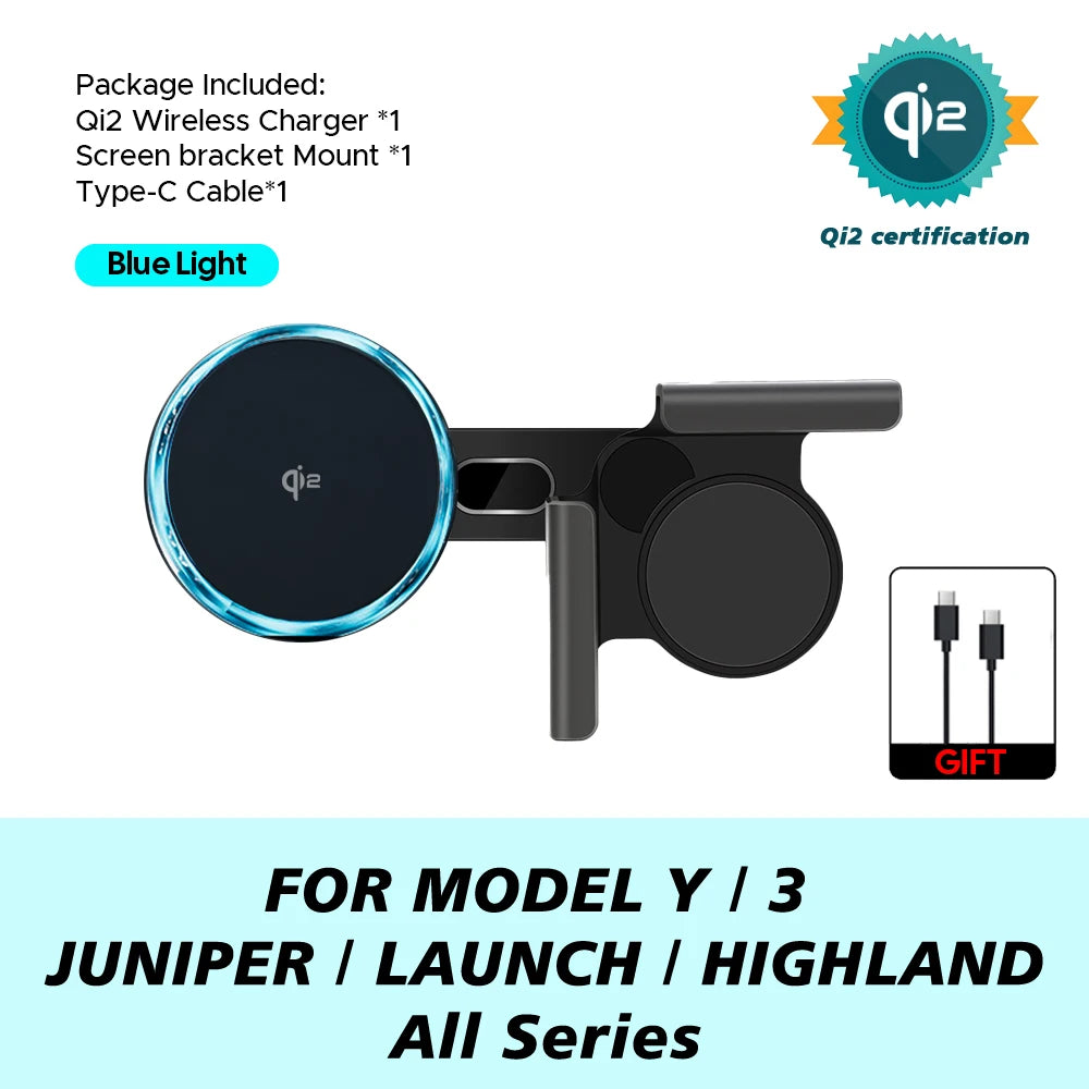 For Tesla Model Y/3/HIGHLAND 2024 Cybertruck  LAUNCH 2025 Magnetic Phone Holder